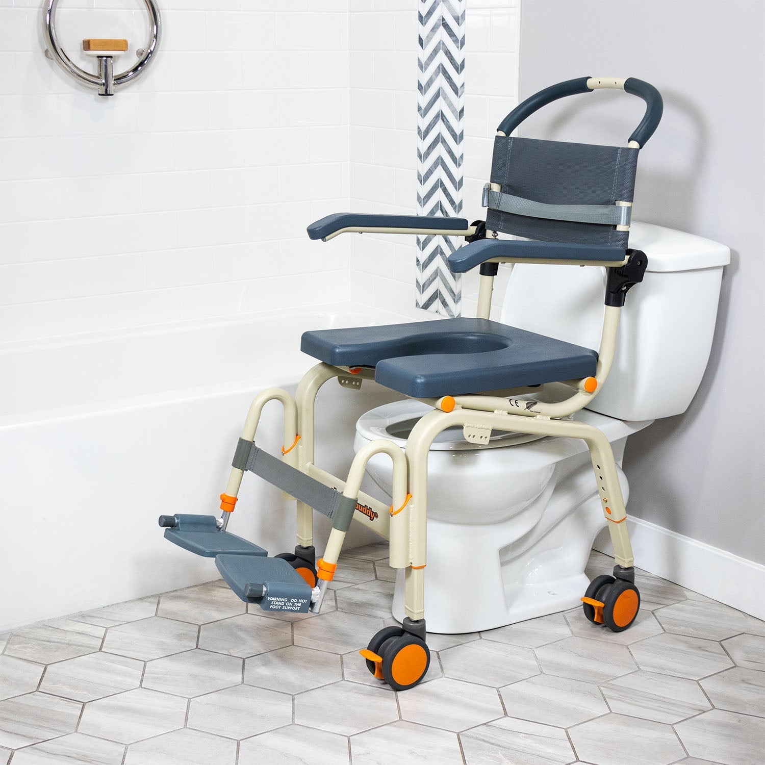 Solution Based ShowerBuddy Roll-in Shower Chair SB6C