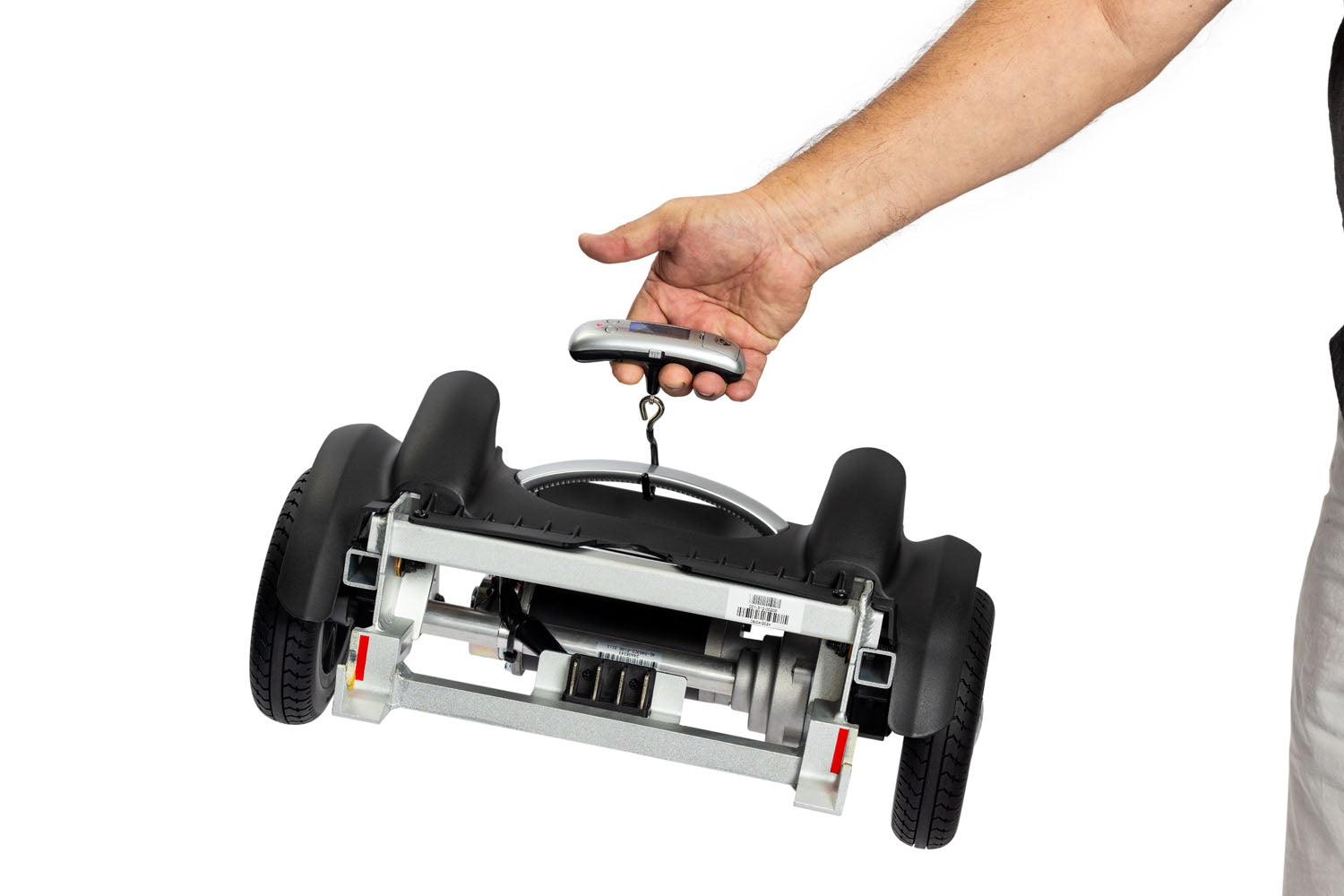 EV Rider NOMAD Lightweight Mobility Scooter 260 lbs Weight Capacity Black T4SU-BK