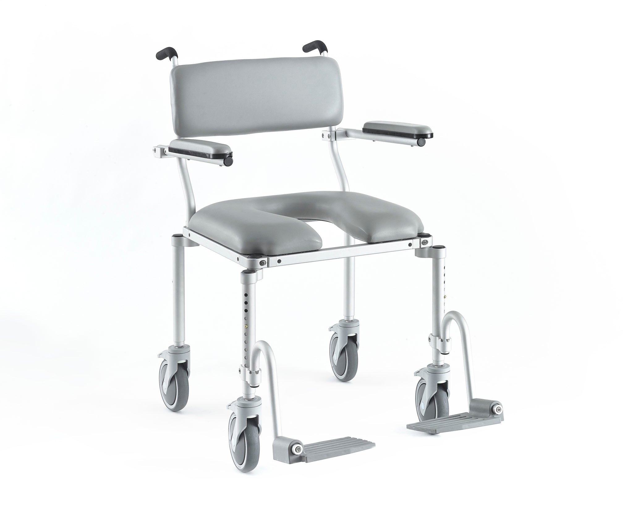Nuprodx MC4200 Rolling shower and commode chair MC4200