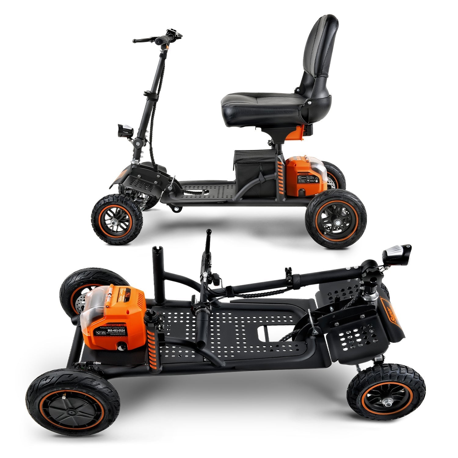 SuperHandy Explorer Mobility Scooter - Heavy-Duty Design 350lb Capacity GUT161