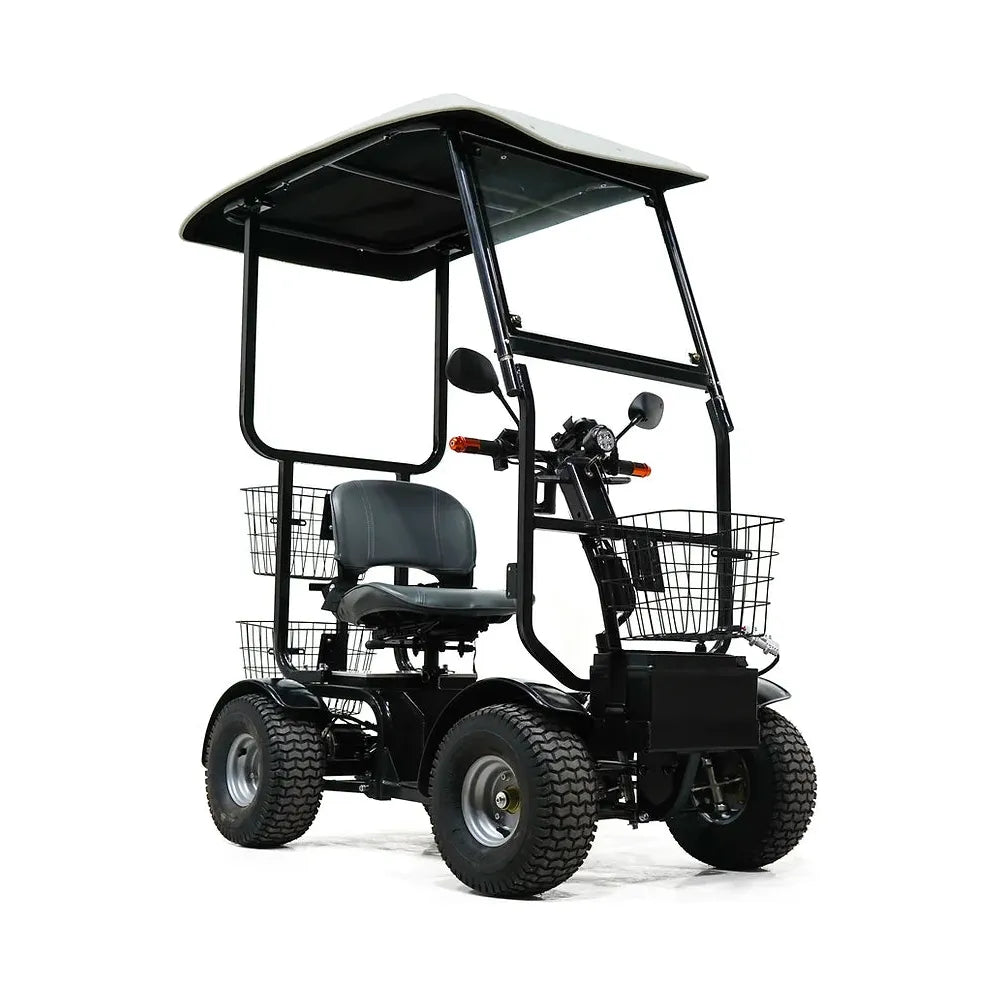 Green Transporter Cheetah Ninja Golf Scooter 4-Wheel Design