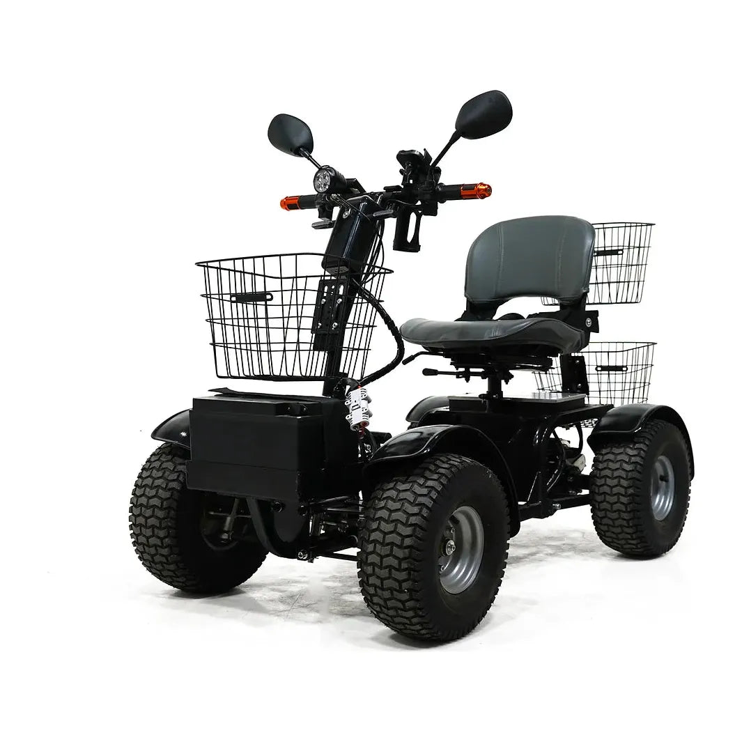 Green Transporter Cheetah Ninja Golf Scooter 4-Wheel Design