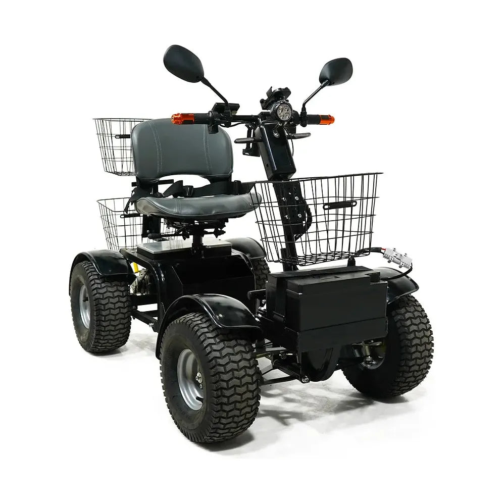Green Transporter Cheetah Ninja Golf Scooter 4-Wheel Design