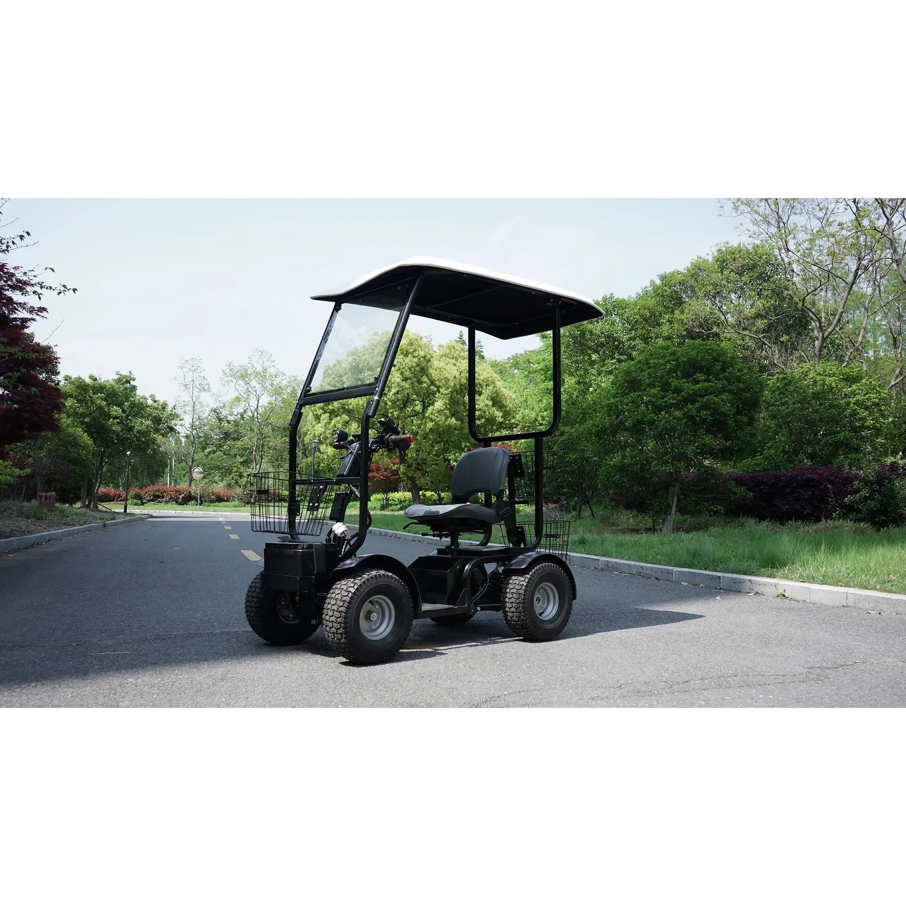 Green Transporter Cheetah Ninja Golf Scooter 4-Wheel Design