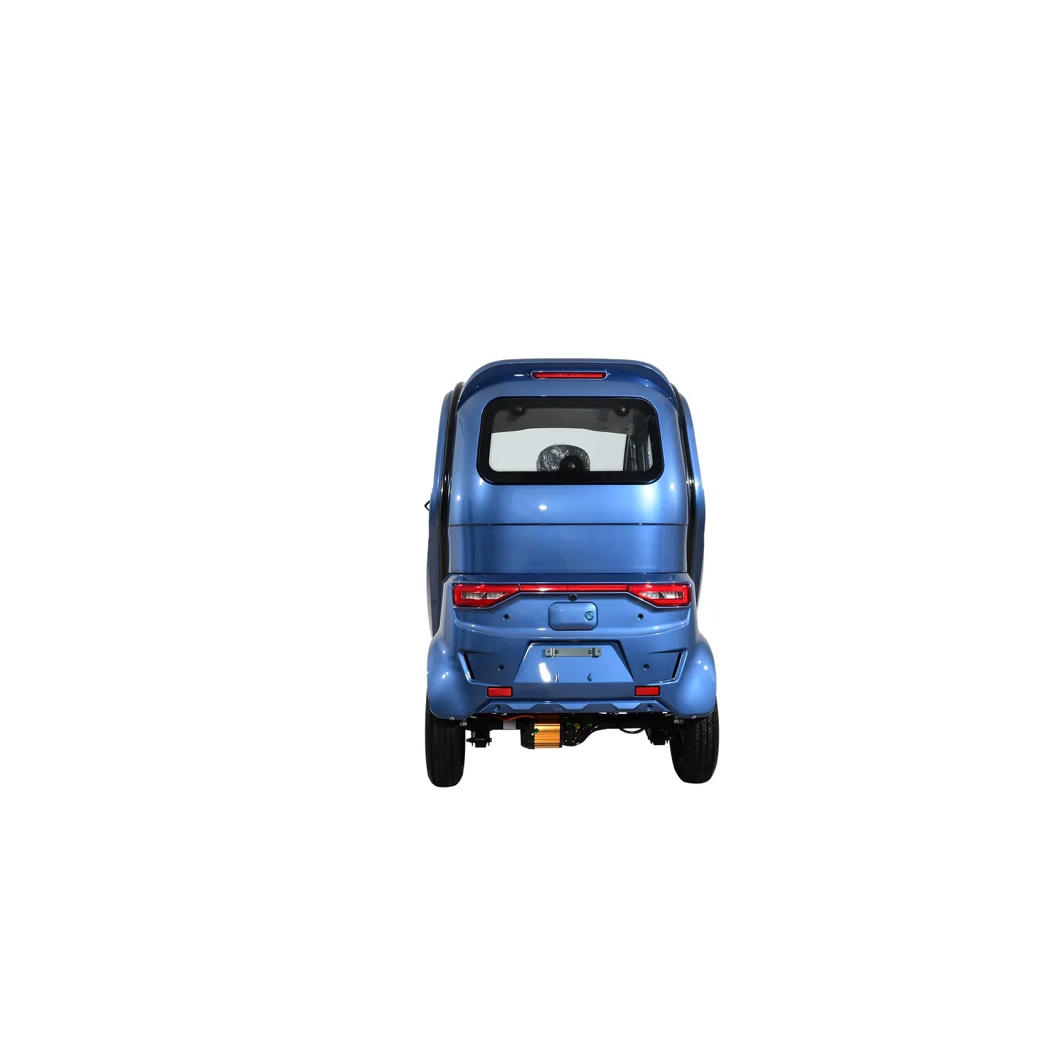Green Transporter Q Express Fully Enclosed Scooter 4-Wheel Design