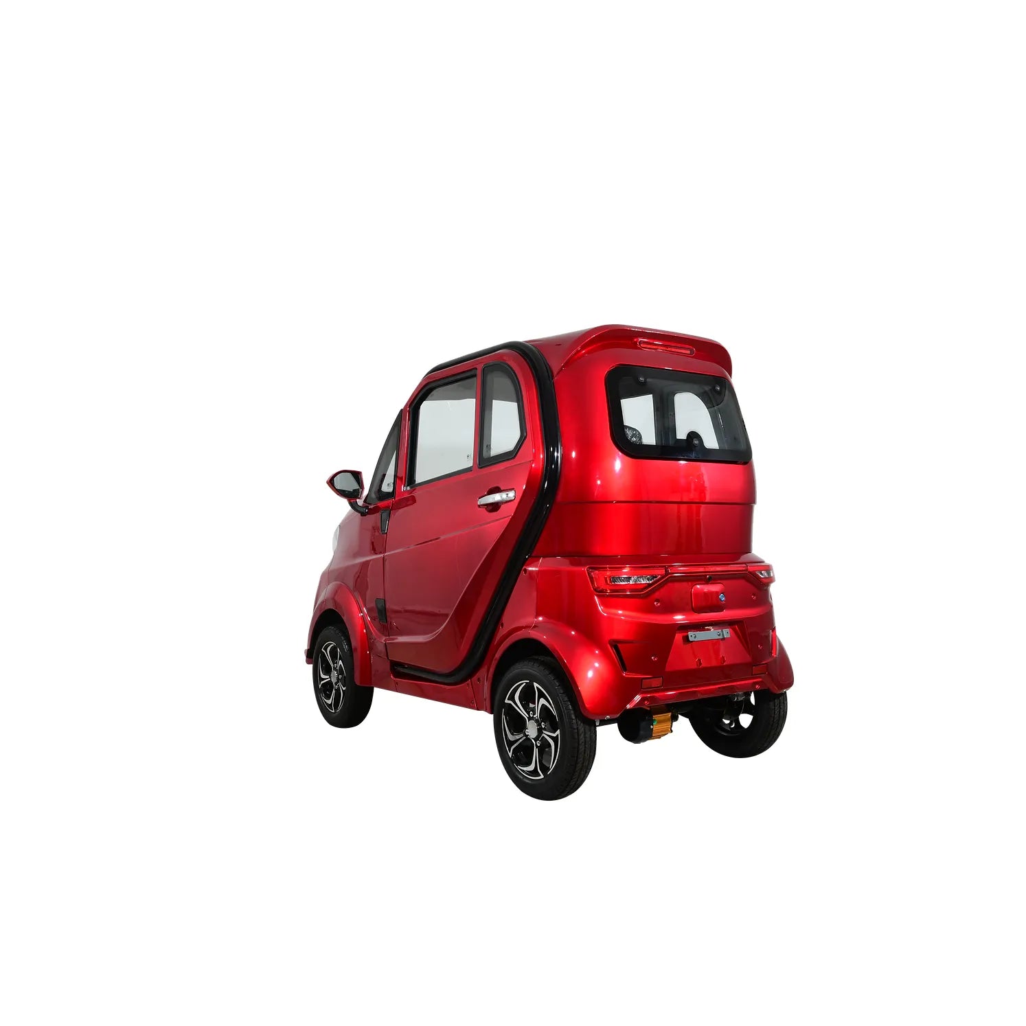 Green Transporter Q Express Fully Enclosed Scooter 4-Wheel Design
