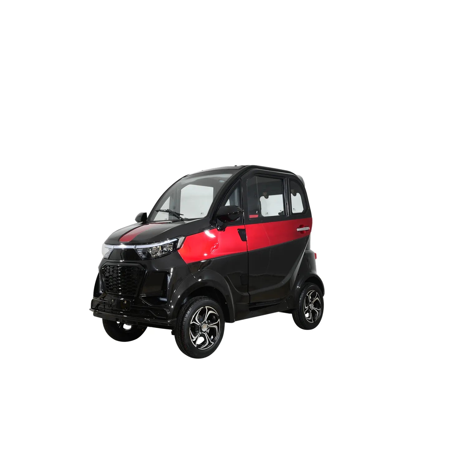 Green Transporter Q Express Fully Enclosed Scooter 4-Wheel Design