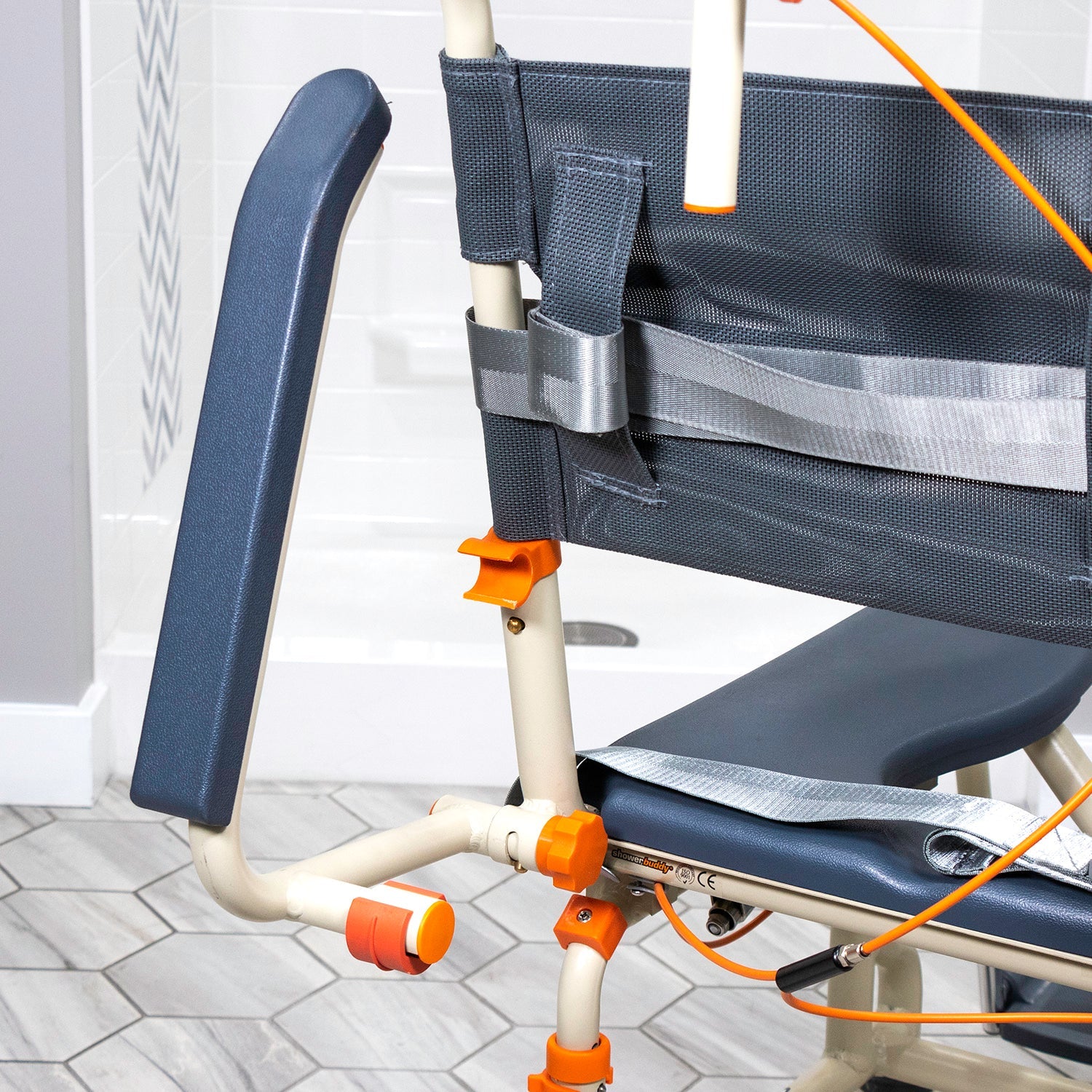 Solution Based ShowerBuddy Roll-In Shower Chair with Tilt SB3T