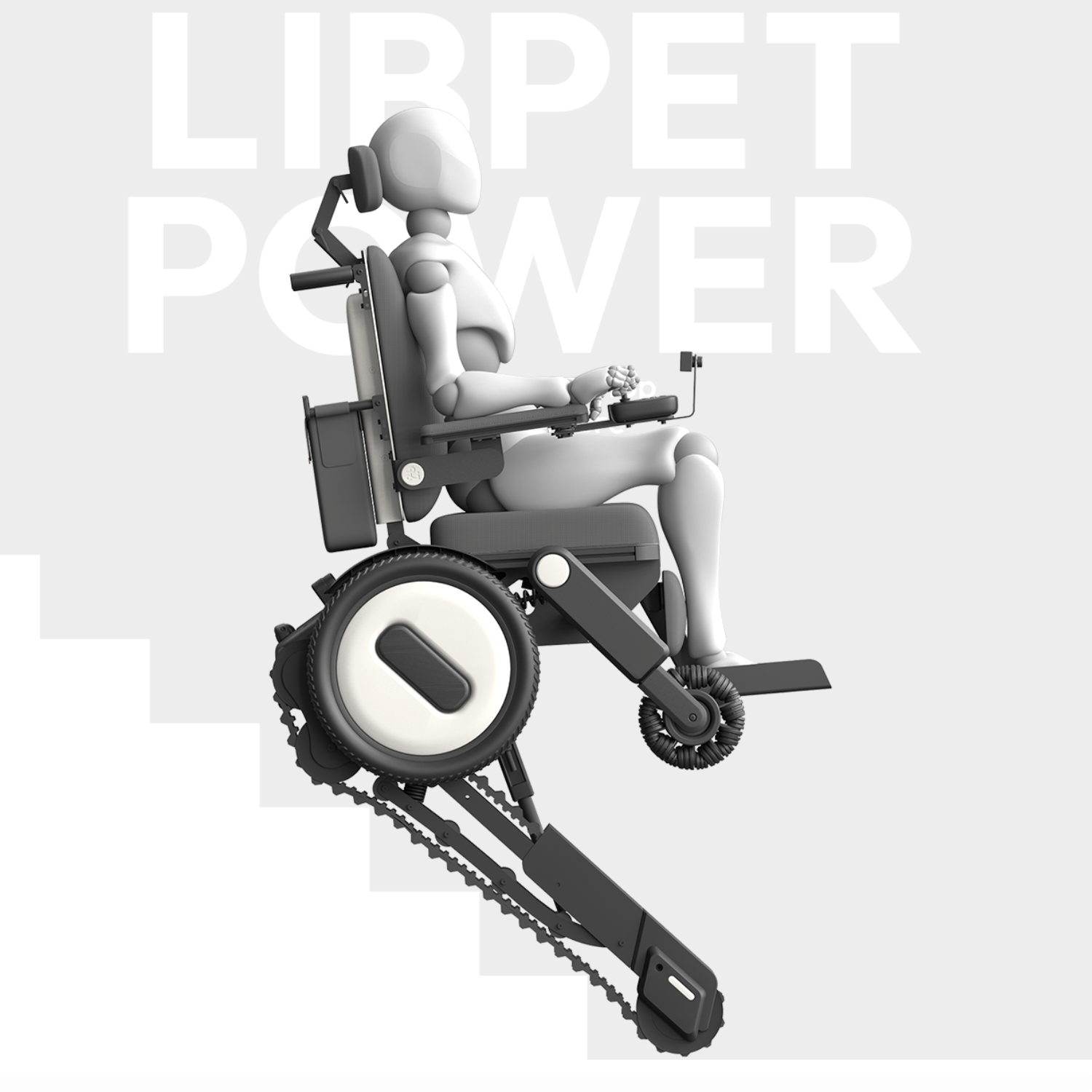 Libpet Power Staircase Climbing Wheelchair