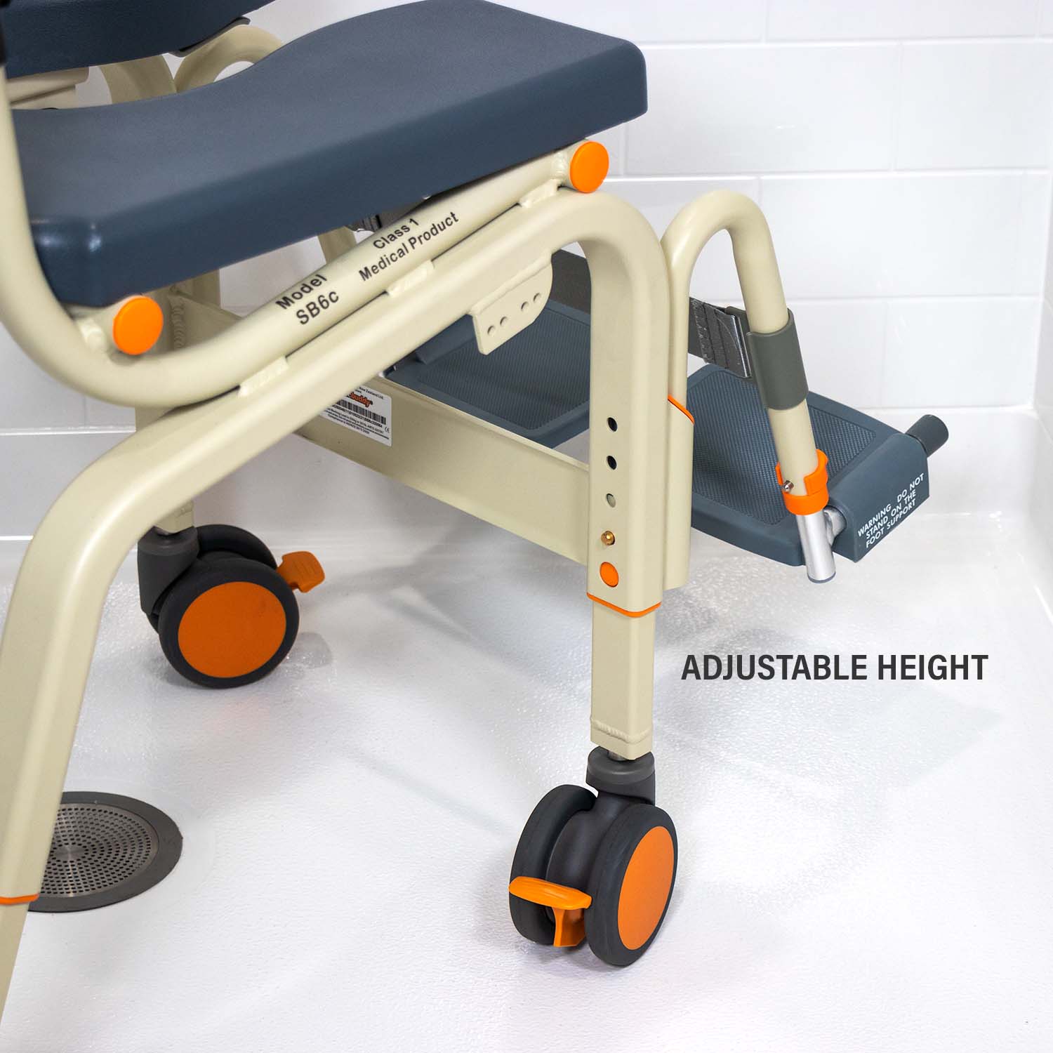 Solution Based ShowerBuddy Roll-in Shower Chair SB6C