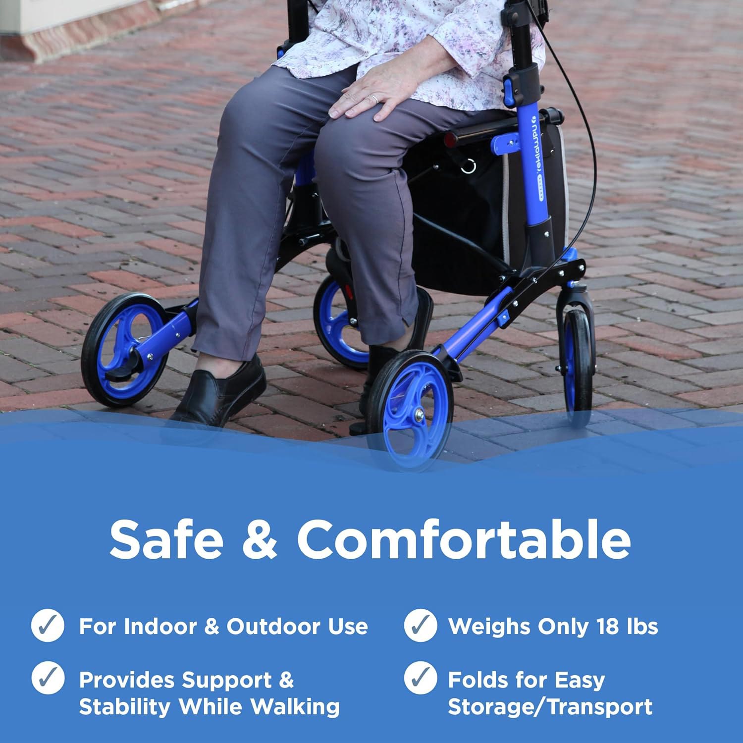 Journey UPWalker® Breeze Rollator Walker 08973