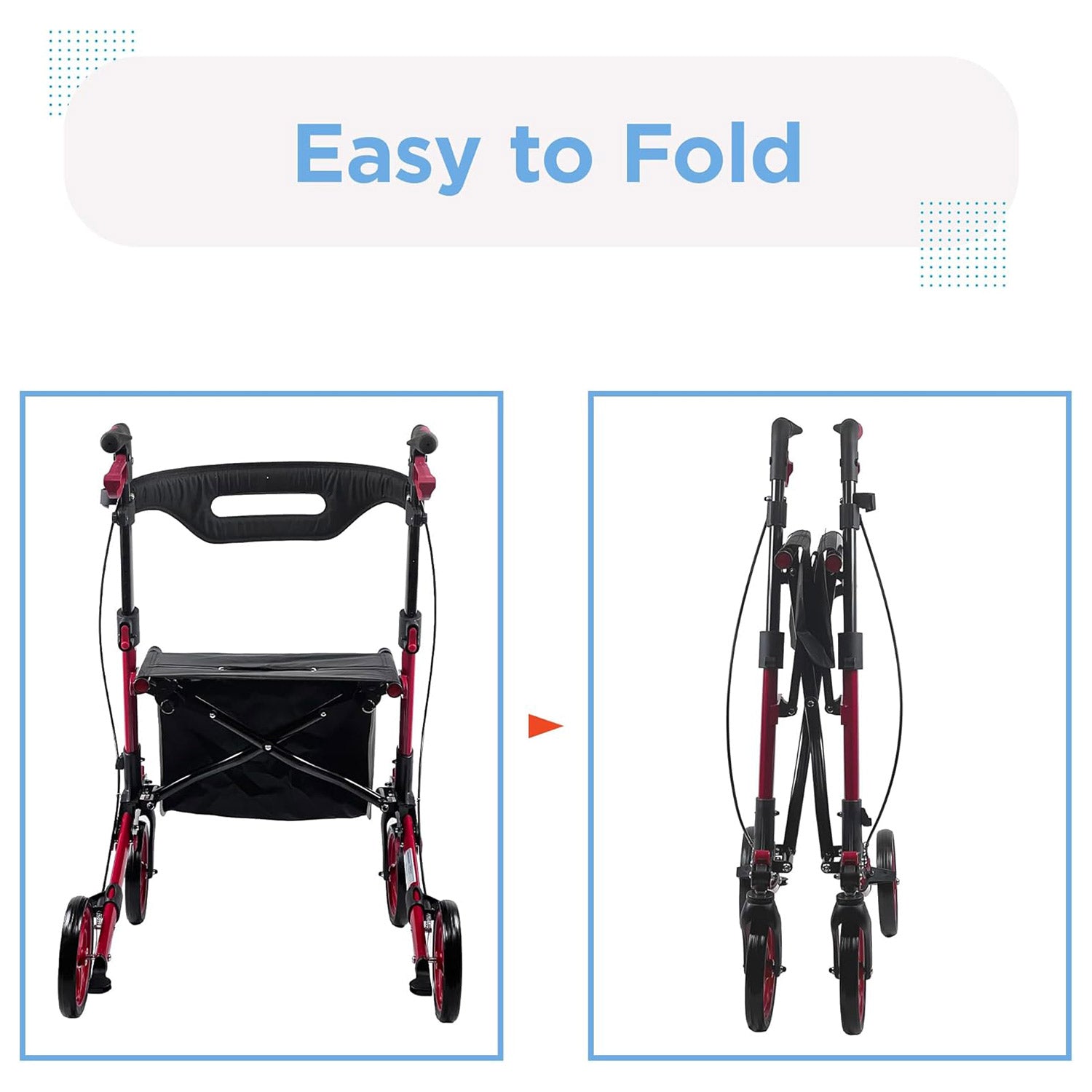 Journey UPWalker® Breeze Rollator Walker 08973