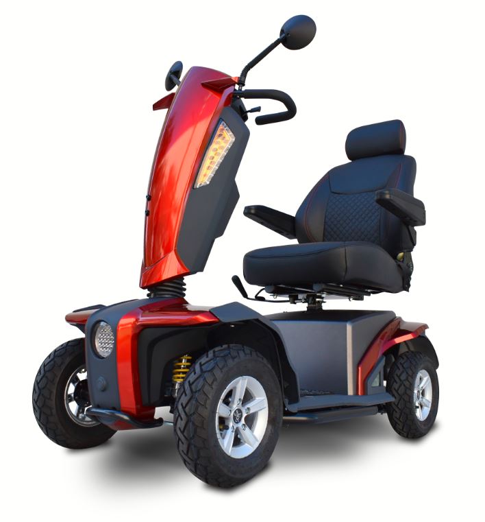 EV Rider VitaXpress High-Performance Outdoor Mobility Scooter S12E- RED