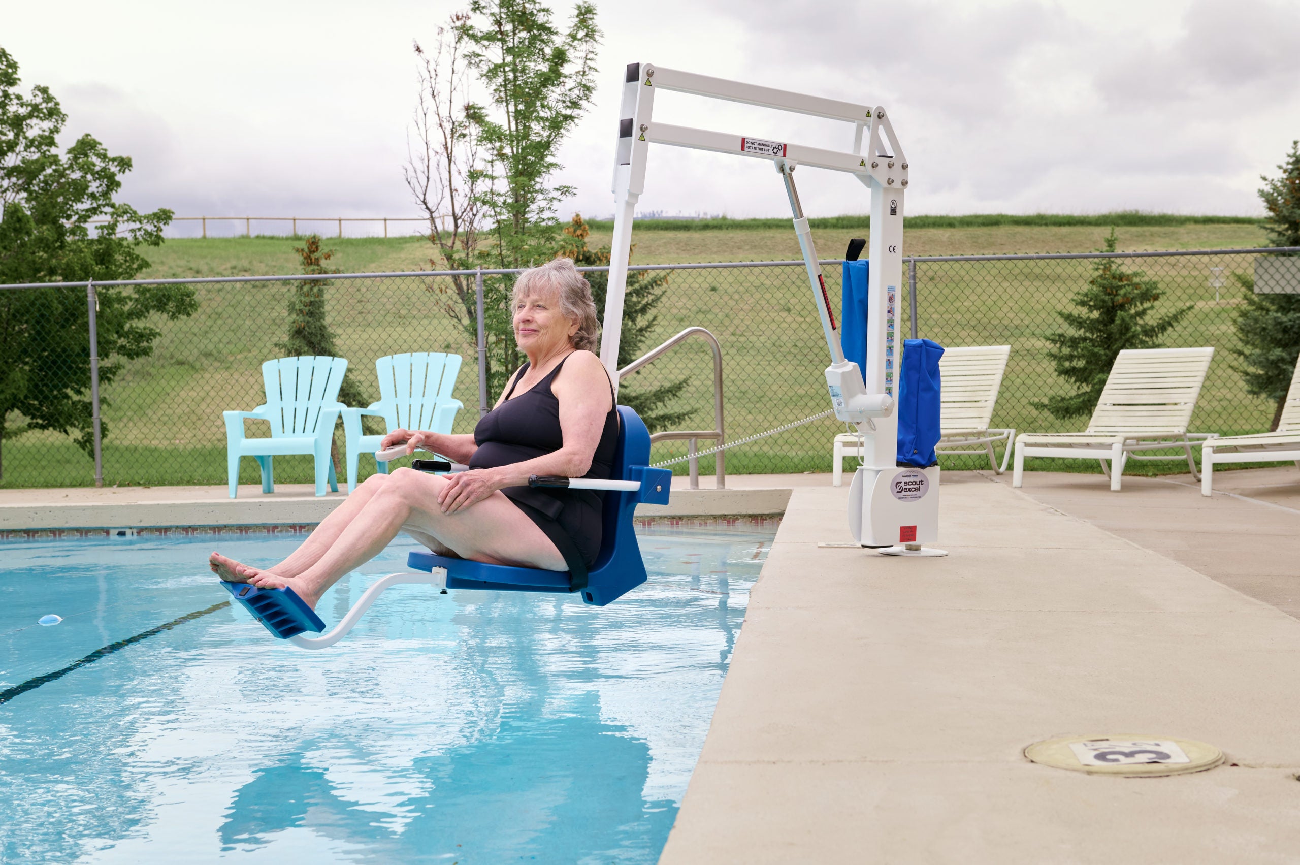 Aqua Creek Revolution Series Scout Excel Pool Lift F-SCTXL