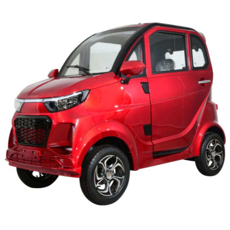 Green Transporter Q Express Fully Enclosed Scooter 4-Wheel Design