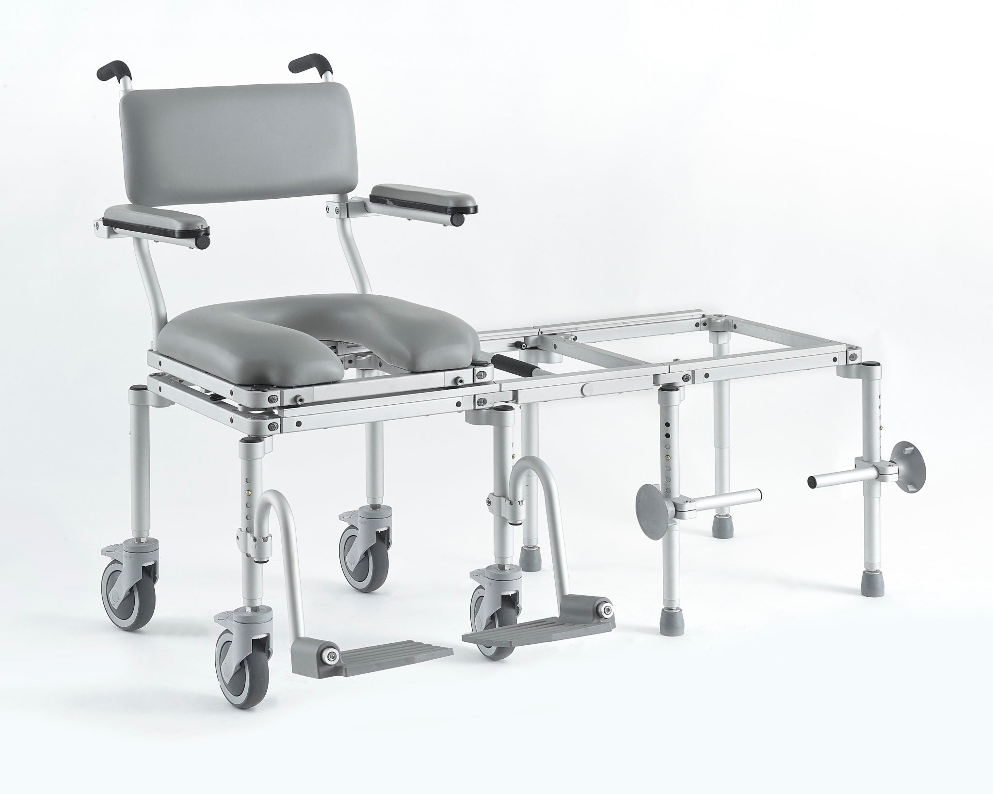 Nuprodx MC6000 All-in-One, roll-in commode chair & tub transfer system MC6000