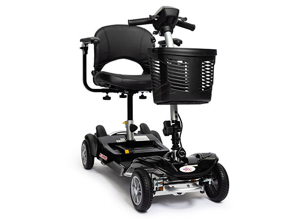 EV Rider NOMAD Lightweight Mobility Scooter 260 lbs Weight Capacity Black T4SU-BK