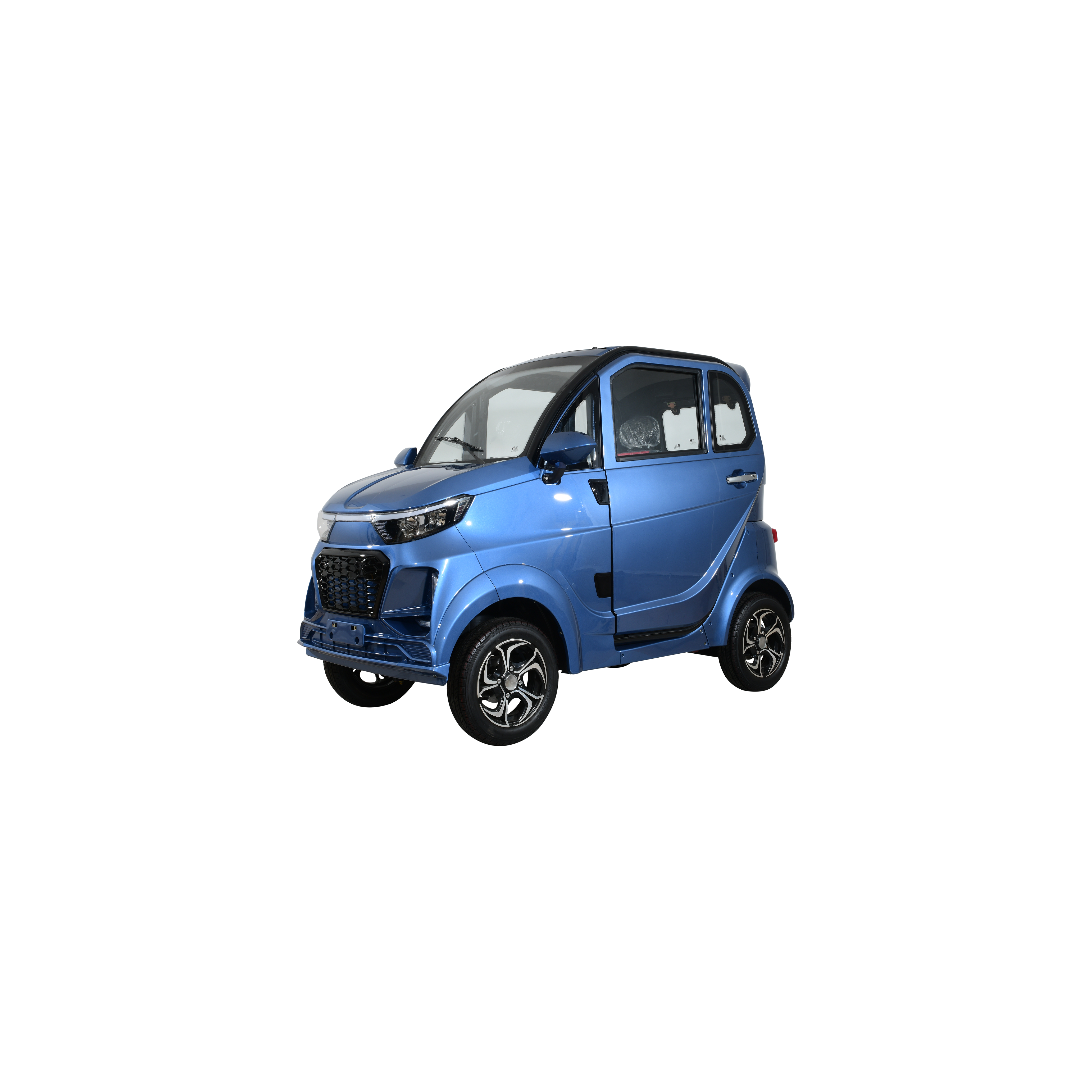 Green Transporter Q Express Fully Enclosed Scooter 4-Wheel Design