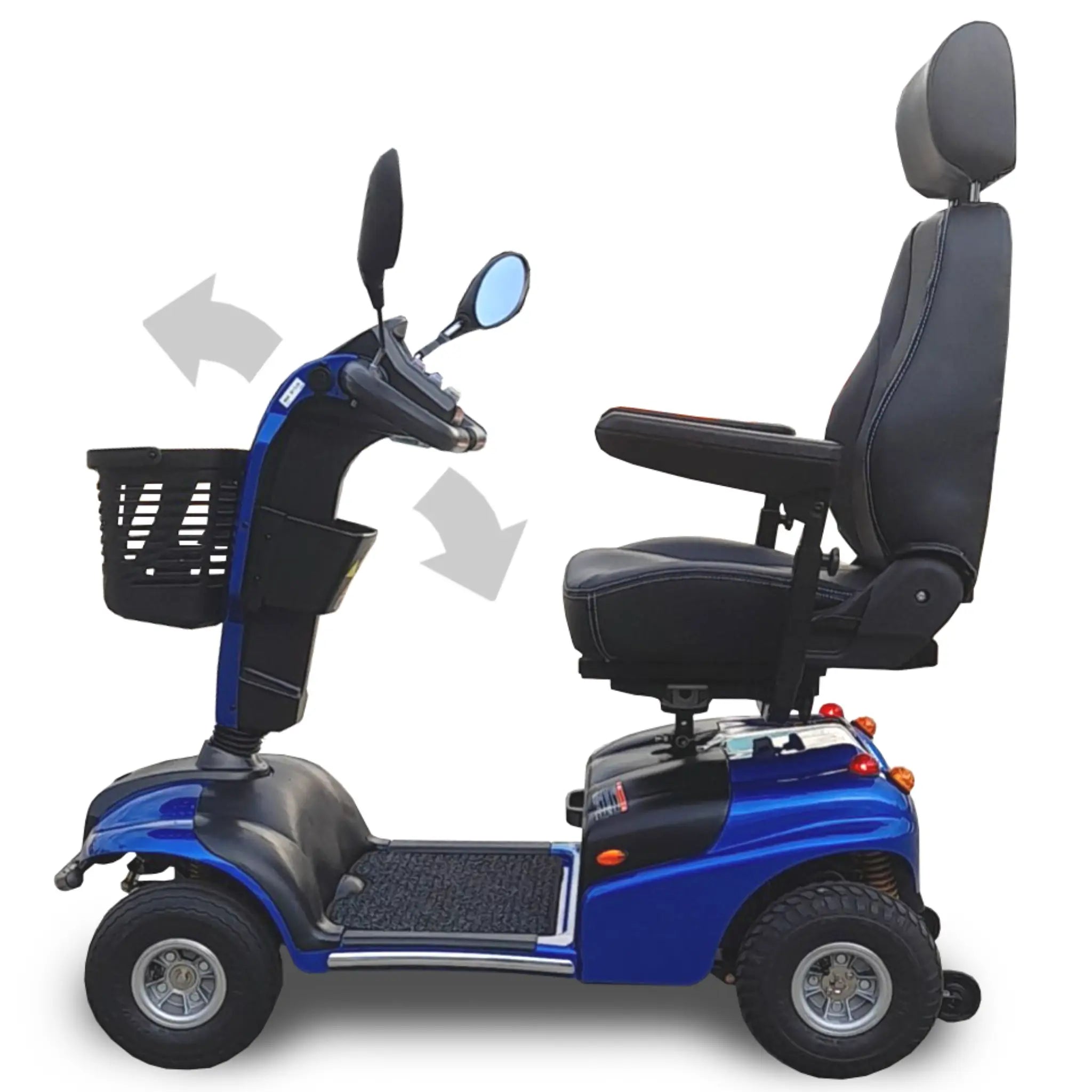 Shoprider Explorer Mobility Scooter 300 lbs Weight 888SLN-BLUE