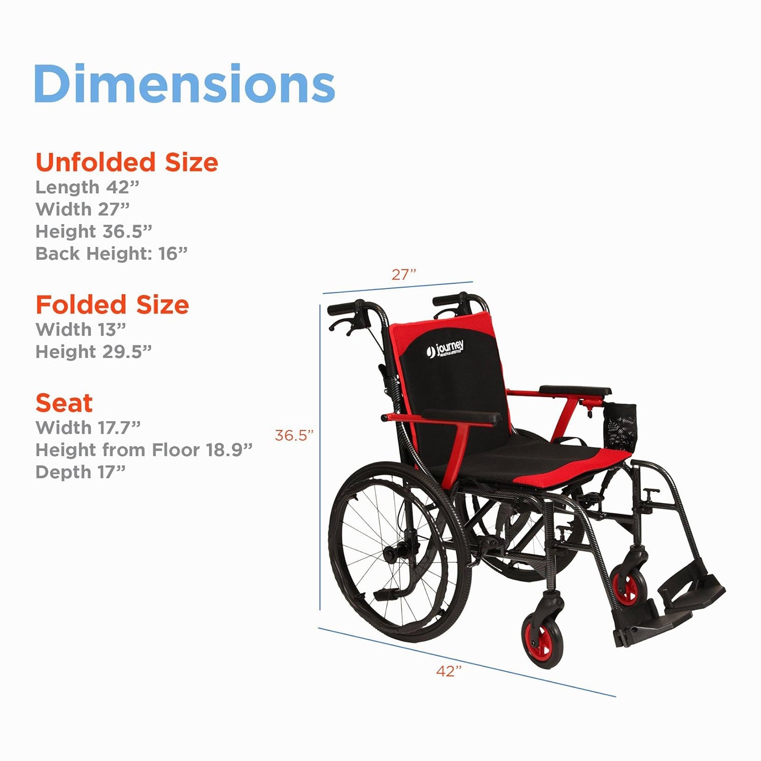 Journey So Lite® C2 Wheelchair 08970