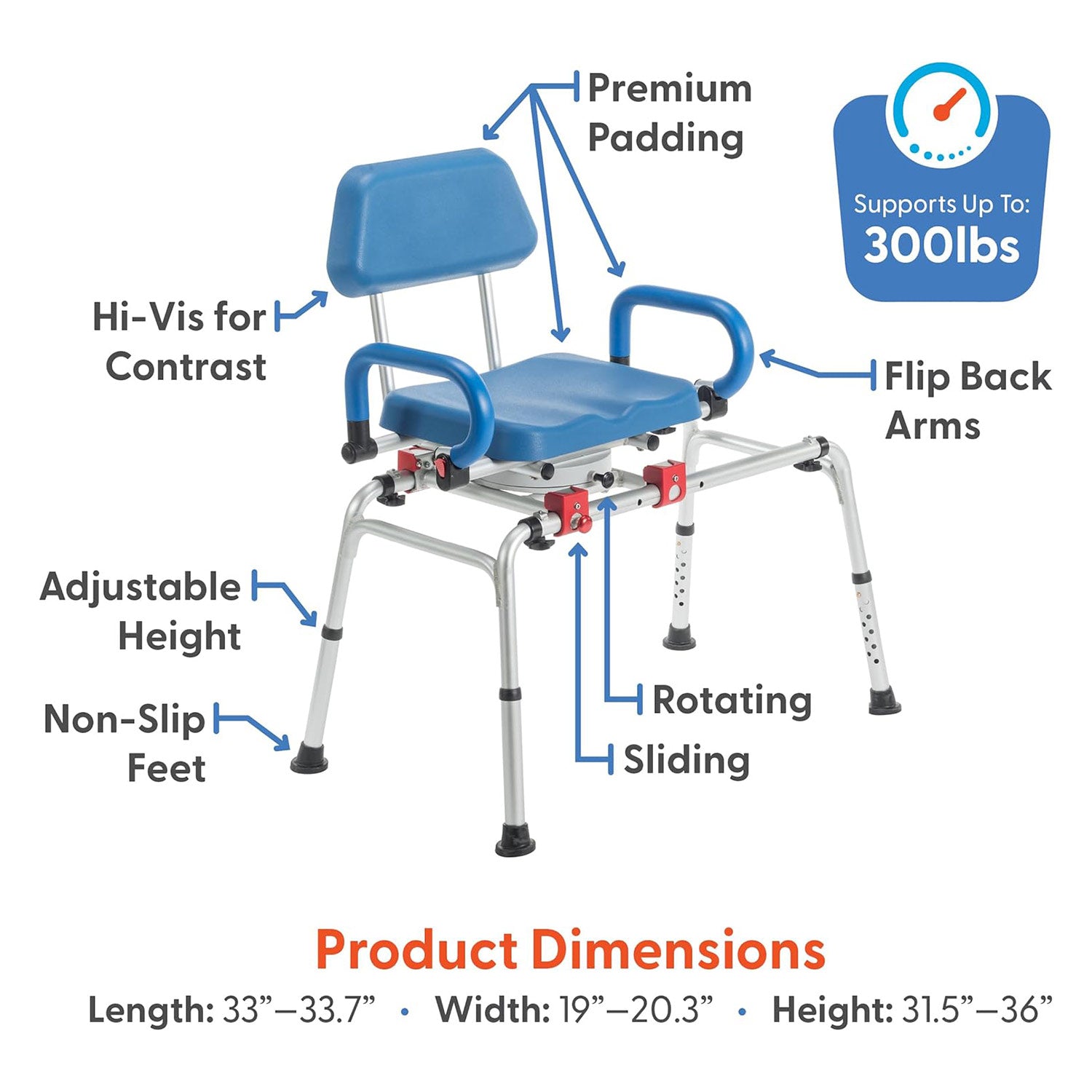 Journey SoftSecure Rotating Transfer Bench 33322