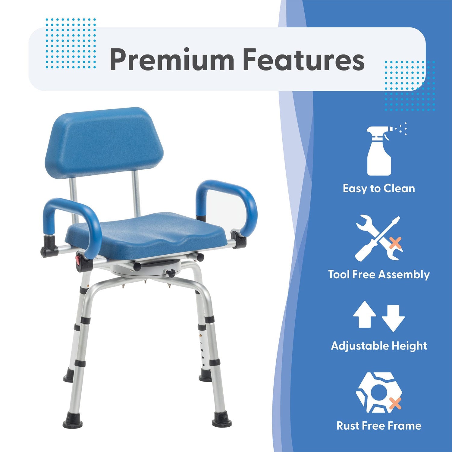 Journey SoftSecure Rotating Shower Chair 33323