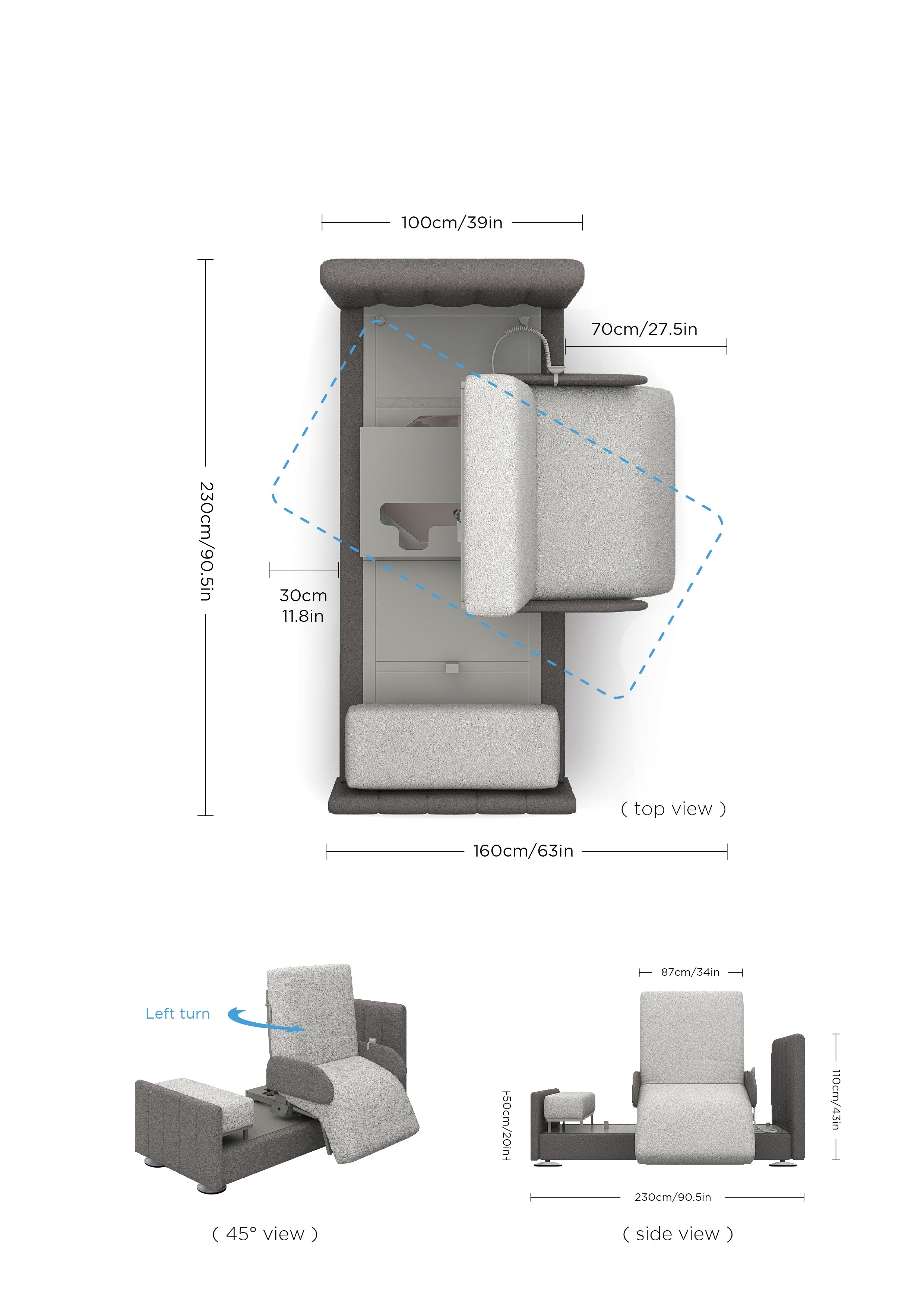 Starsleep Orin Rotating Bed