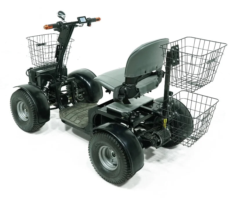 Green Transporter Cheetah Ninja Golf Scooter 4-Wheel Design