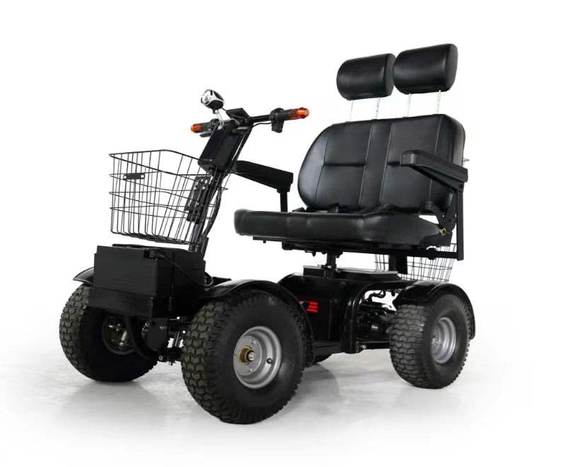 Green Transporter Cheetah Ninja Golf Scooter 4-Wheel Design