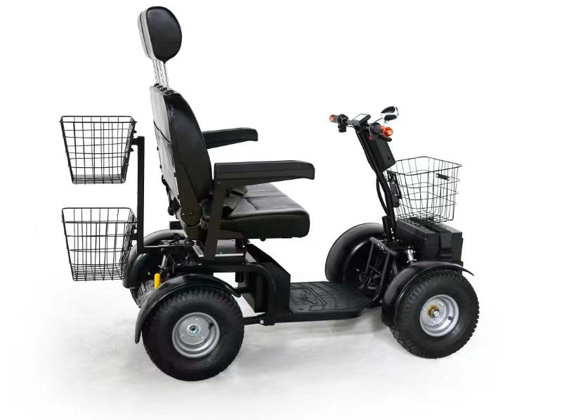 Green Transporter Cheetah Ninja Golf Scooter 4-Wheel Design