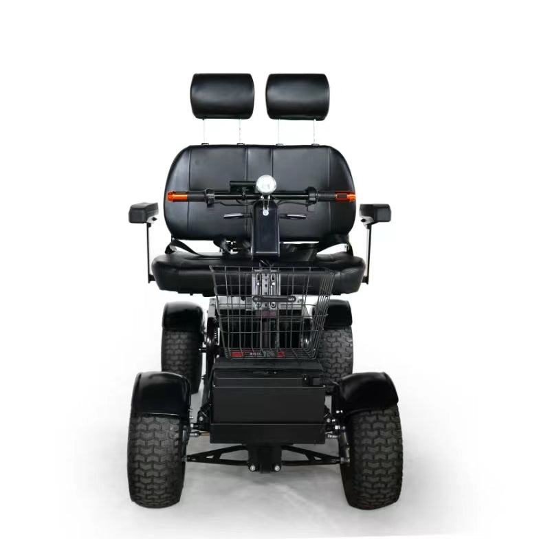 Green Transporter Cheetah Ninja Golf Scooter 4-Wheel Design