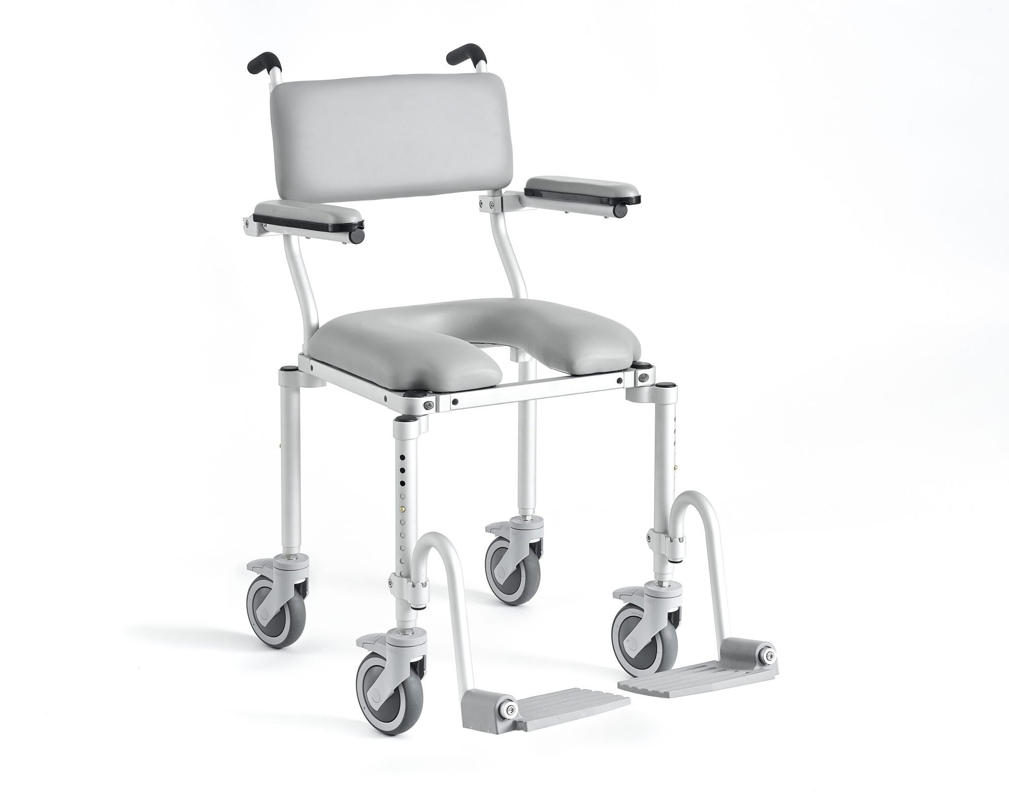 Nuprodx MC4000 Rolling shower and commode chair MC4000