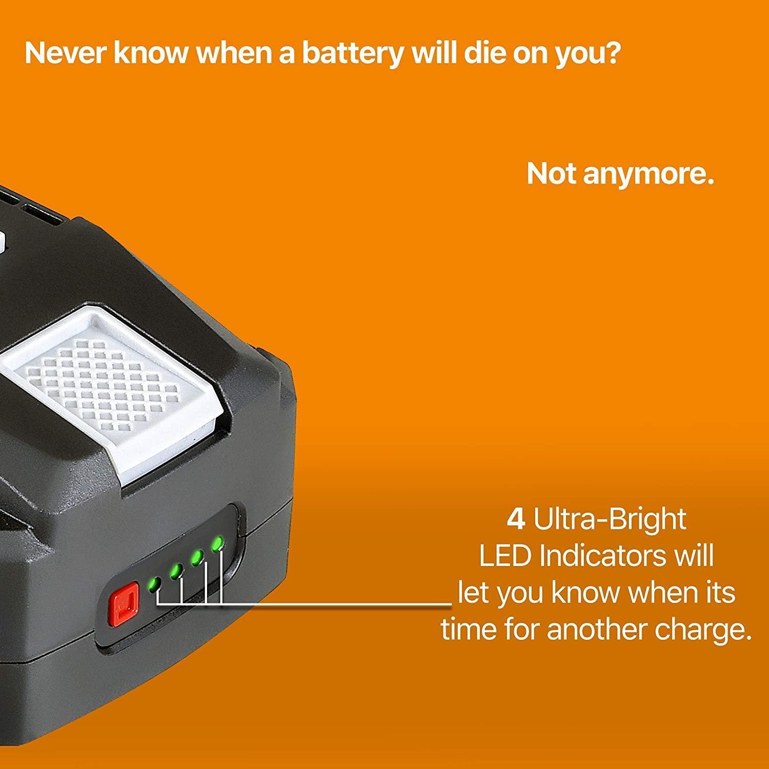 SuperHandy 48V 2Ah Lithium Ion Battery - For 48V Battery Systems GUO050
