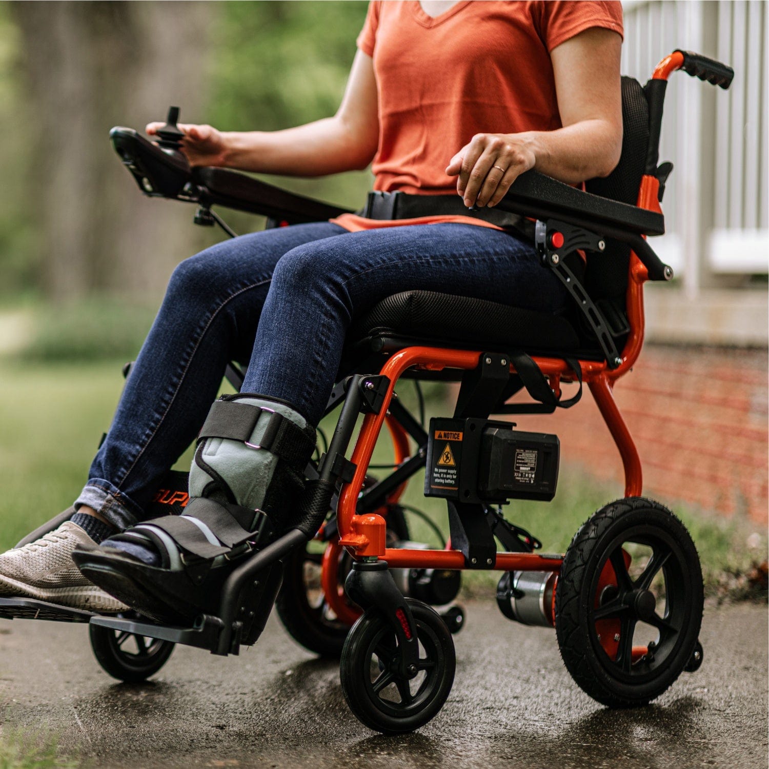 SuperHandy GoRide 2 Wheelchair 330Lbs Max Weight GUT166