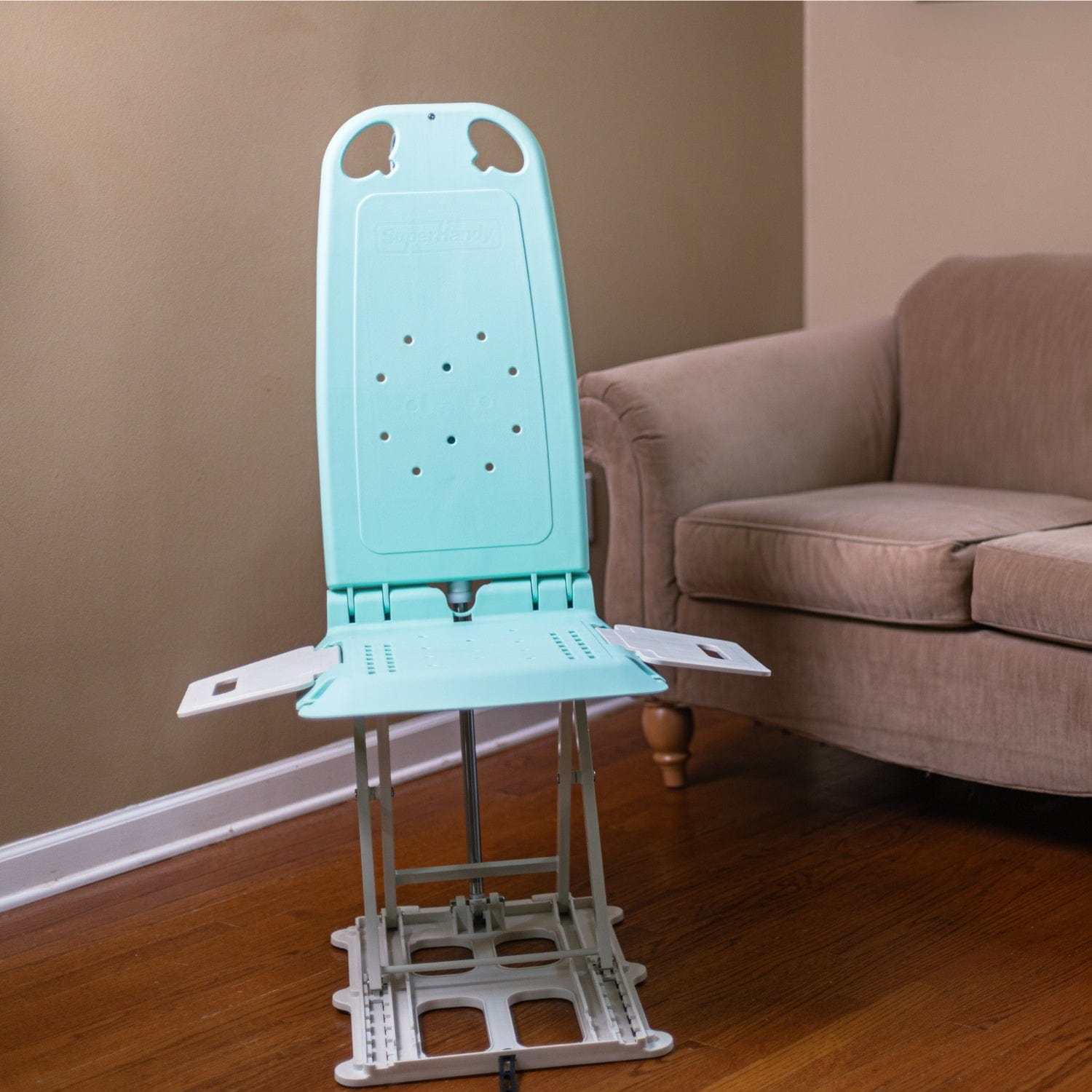 SuperHandy GoRise LT Portable Floor Lift - Lightweight (19lbs), Lift up to 330 Lbs GUT170