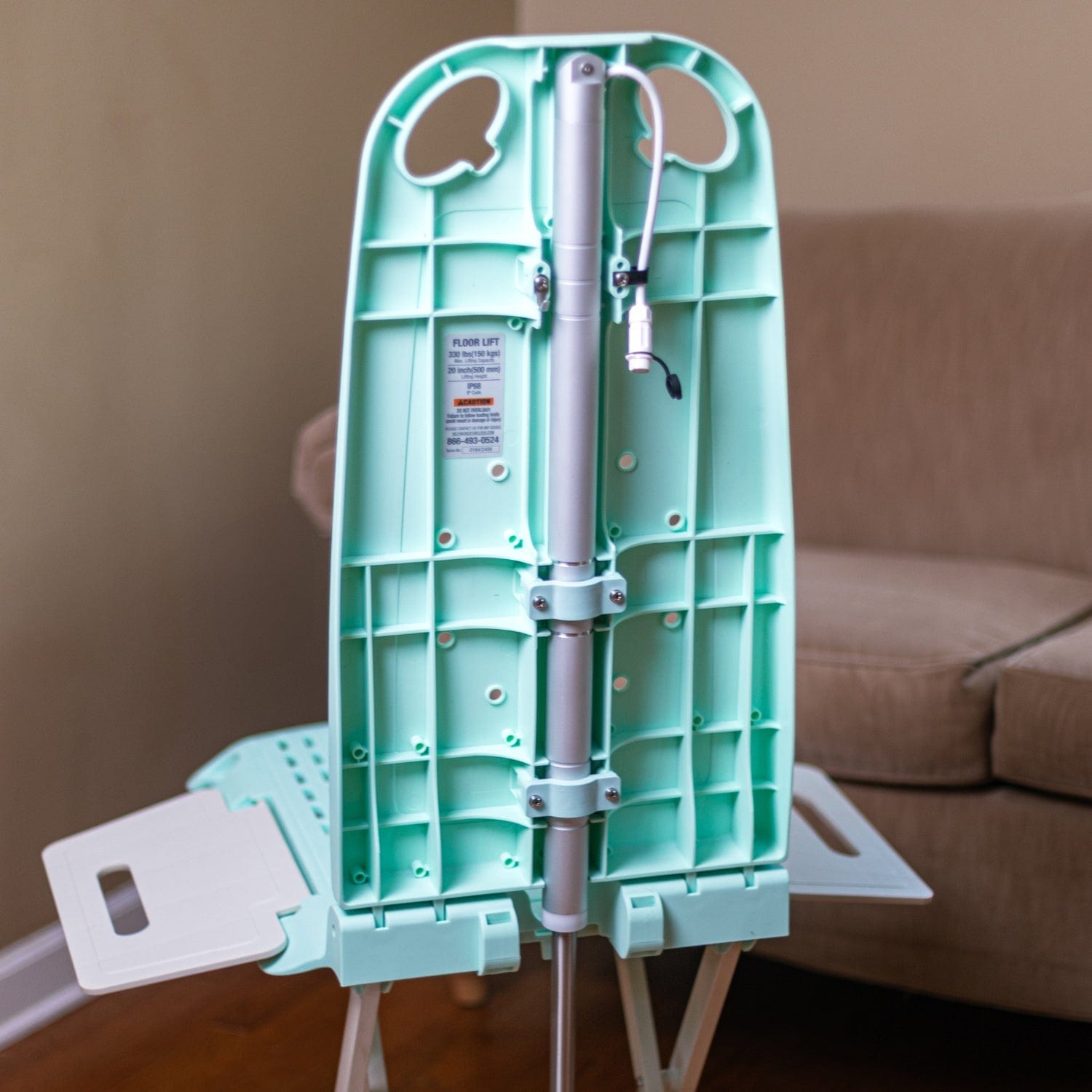 SuperHandy GoRise LT Portable Floor Lift - Lightweight (19lbs), Lift up to 330 Lbs GUT170