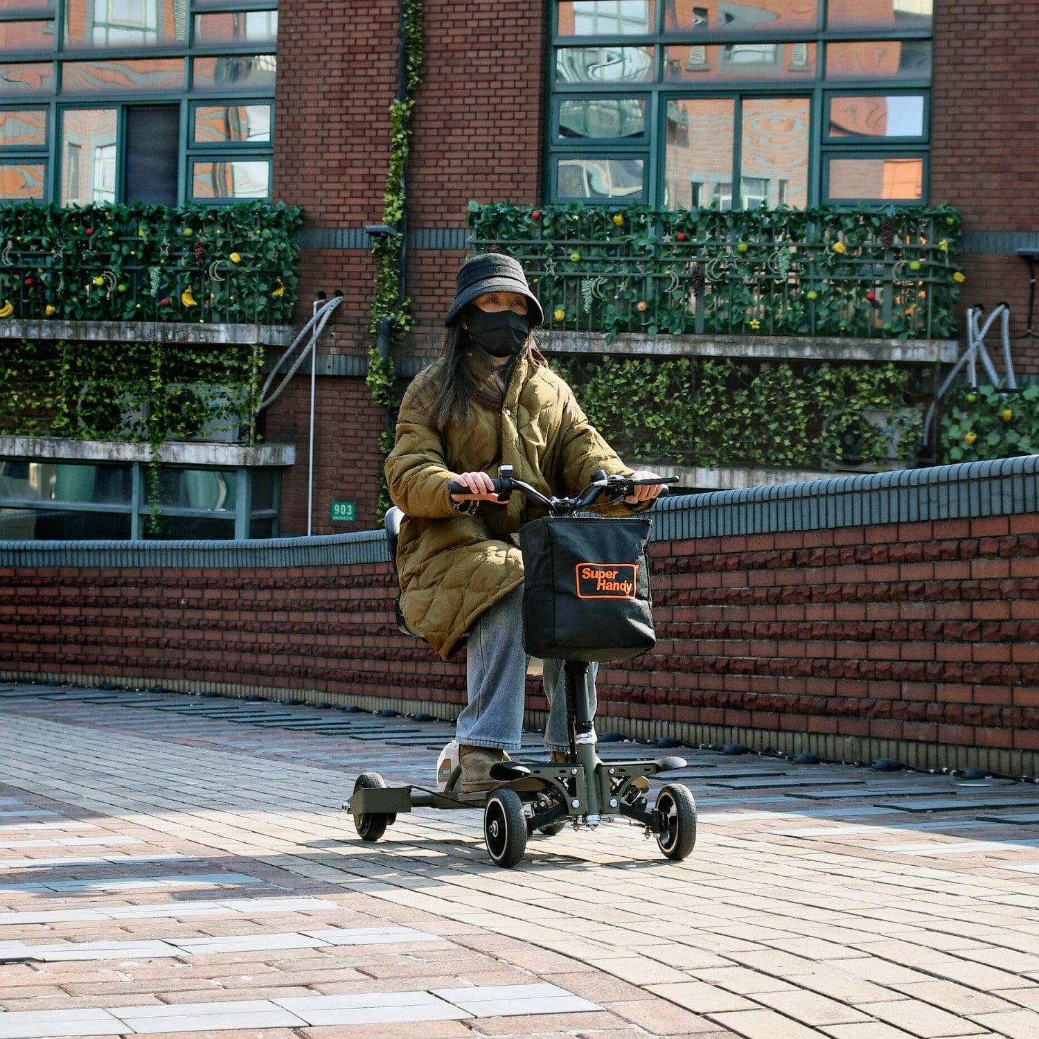 SuperHandy Passport Pro Mobility Scooter Foldable 330lbs Load GUT164