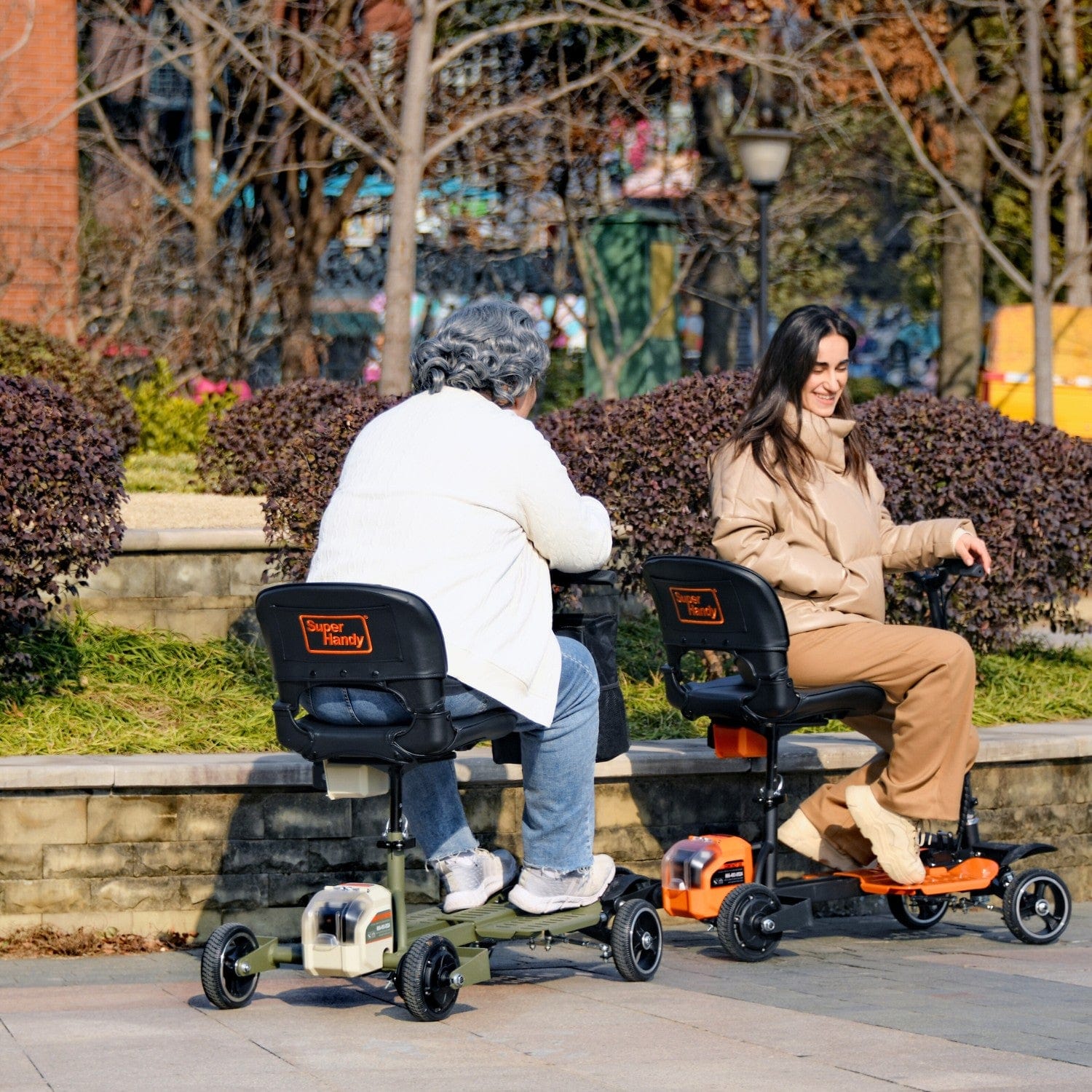 SuperHandy Passport Pro Mobility Scooter Foldable 330lbs Load GUT164