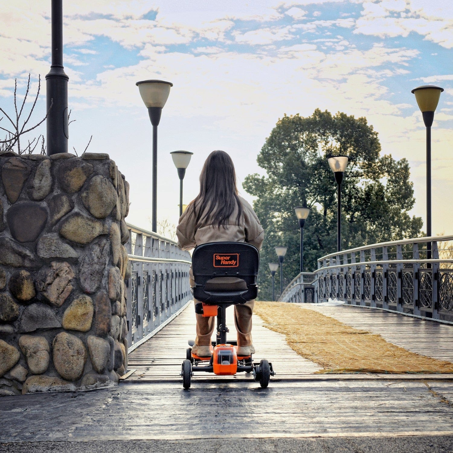SuperHandy Passport Pro Mobility Scooter Foldable 330lbs Load GUT164