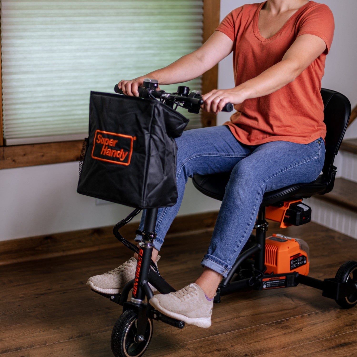 SuperHandy Passport Mobility Scooter Lightweight (35 lbs) + Extra Battery GUT112