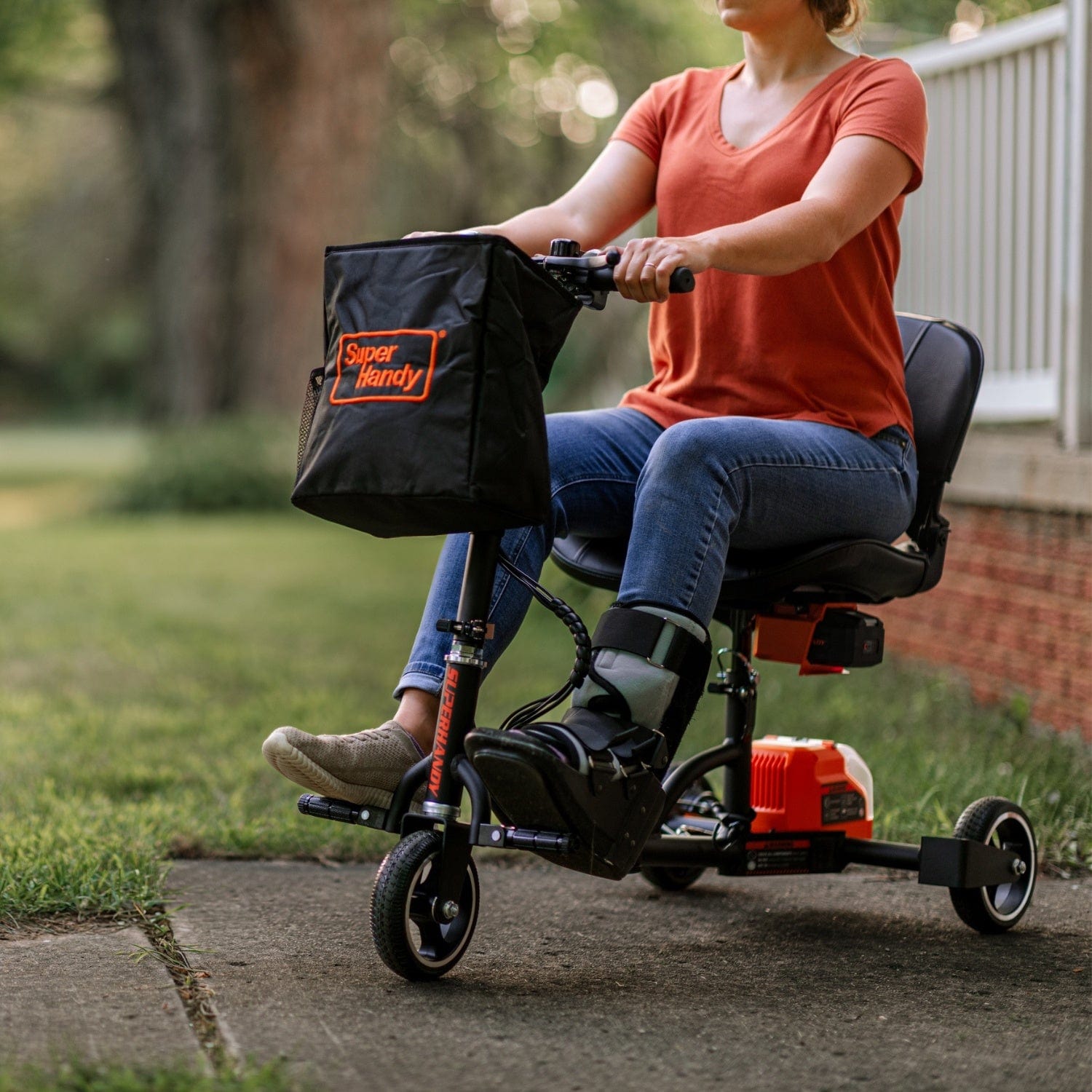 SuperHandy Passport Mobility Scooter Lightweight (35 lbs) + Extra Battery GUT112